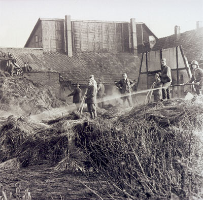 Löscheinsatz in Ellrich, Oktober 1943